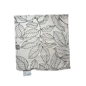 IKEA STOCKHOLM BLAD Pillow Cover 20"x20" Velvet Leaf Pattern